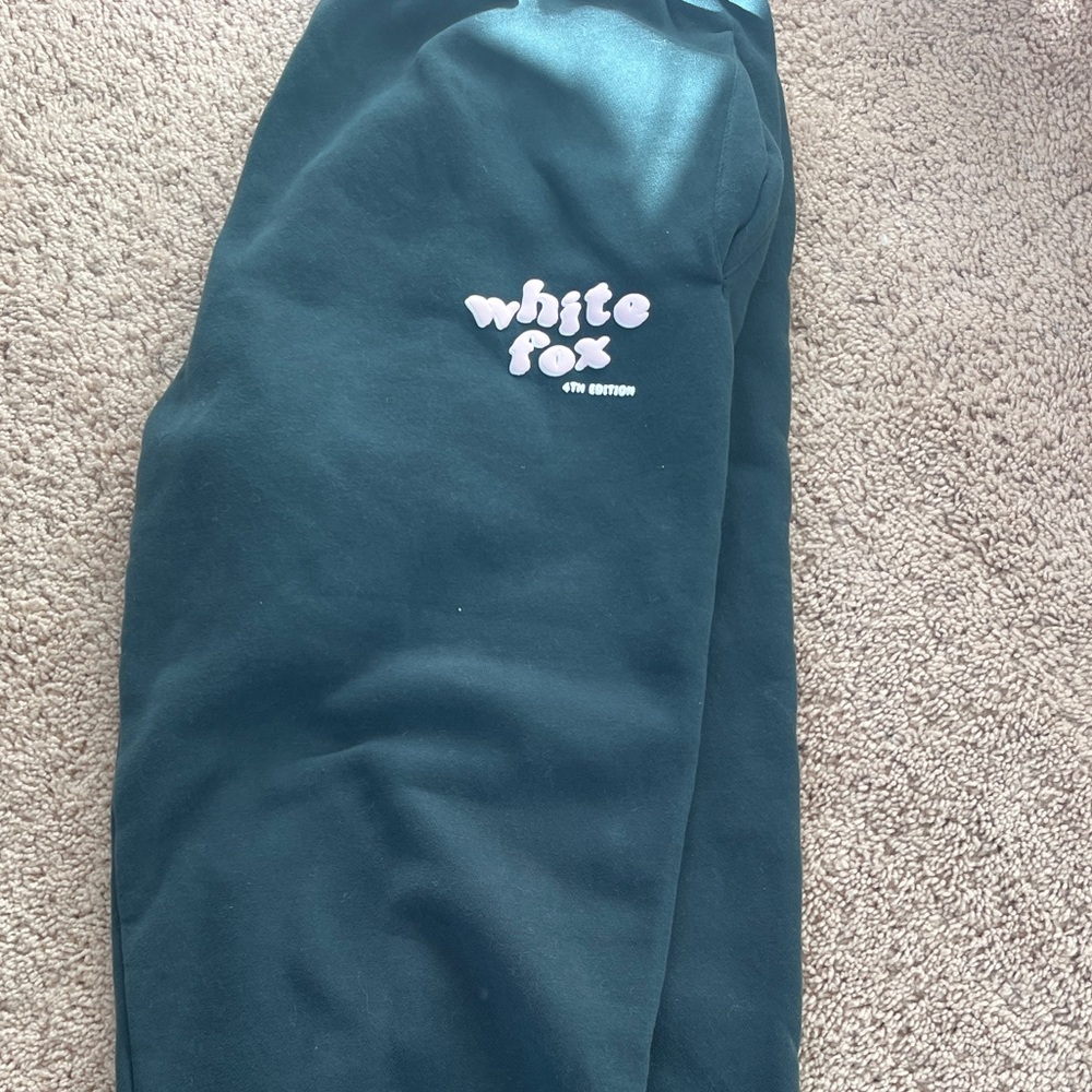 White Fox Sweatpants - clover